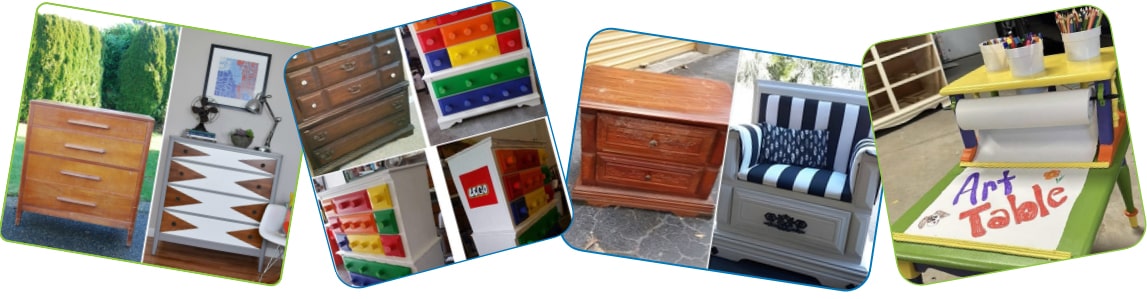 Photos of successful furniture flips