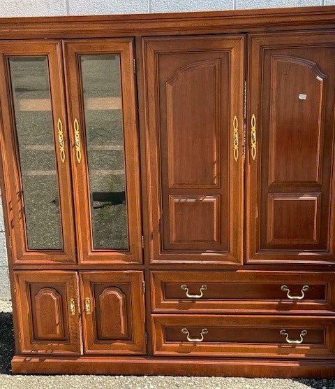 Used entertainment center